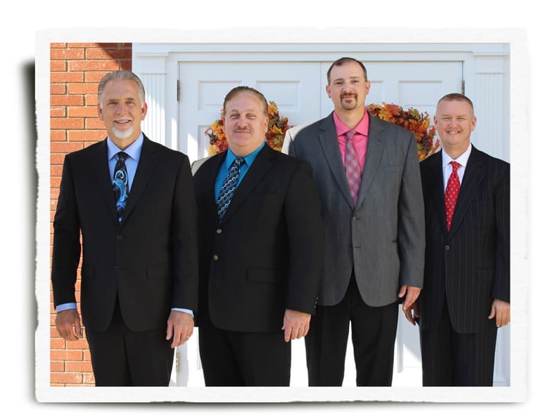 Left to right: Sam Zicafoose, Michael Roach, Stanley Herrod, and John Woodson.