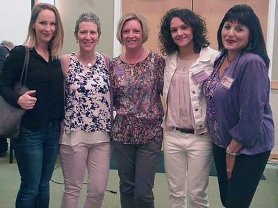 Susan Pettrey with event coordinators Jill, Steele, Karen Staton, Ginny Vincent, and Sharon King.